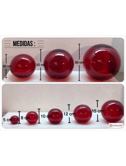 Esfera de Mesa 15 cm. Aguamarina